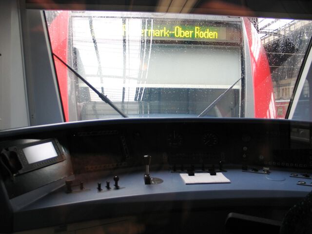 On a train