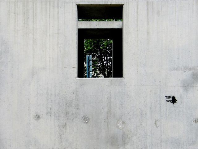 Blick durch das Haus